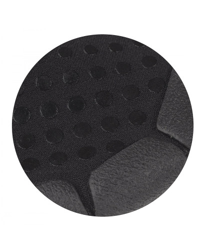 Black neoprene sock with low shaft, flexible fit, and non-slip sole for water sports.