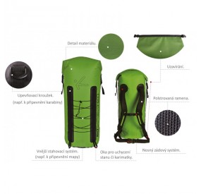 Hiko TREK Backpack 60L / 80L – Wassersport Rucksack. Jetzt kaufen