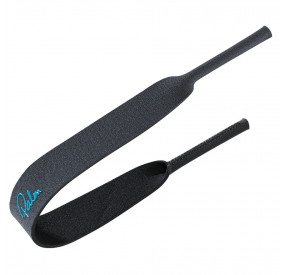Neoprene glasses strap with adjustable cord for a secure fit of sports glasses while paddling.